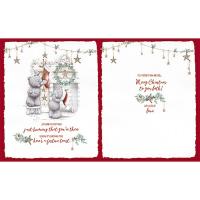 Mum & Dad Handmade Me to You Bear Christmas Card Extra Image 1 Preview
